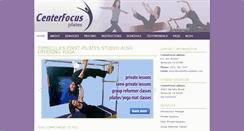 Desktop Screenshot of centerfocuspilates.com